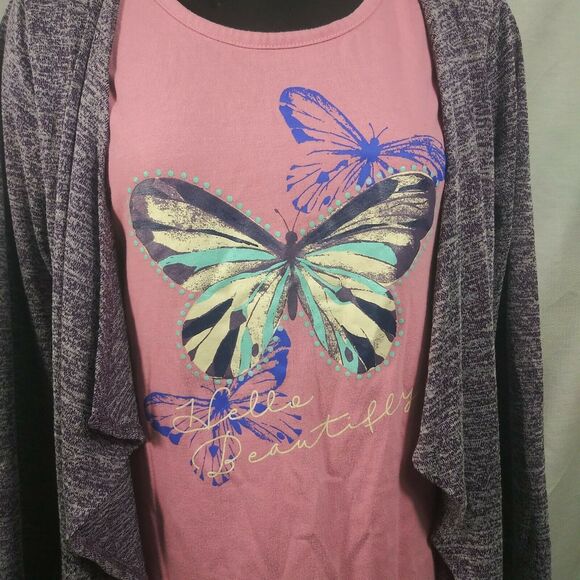 Route 66 Shirt Girls XXL - Cardigan / Shirt Combo - Picture 4 of 5